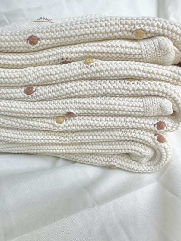 Organic cotton Blanket - Cream - Image 4