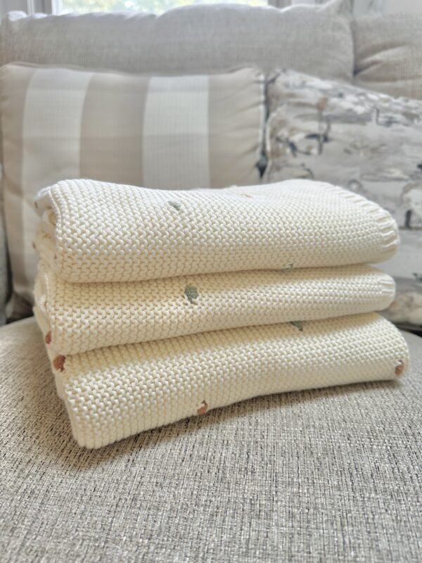 Organic cotton Blanket - Cream - Image 3